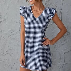 Xx SOLD xX Gingham Tunic Mini Dress